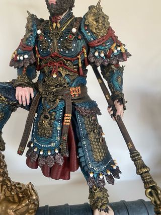 Figura Wukong Guerreiro Detalhada