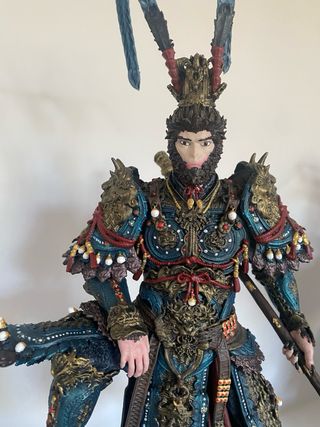 Figura Wukong Guerreiro Detalhada