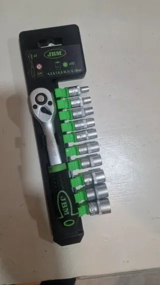Juego llaves de vaso JBM 4-13mm