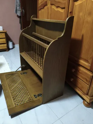 Platera rústica de madera