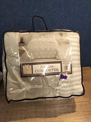 Burrito Blanco Edredón Comforter 270x270 cm