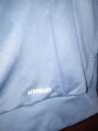 Sudadera Adidas Hombre Azul y Blanca