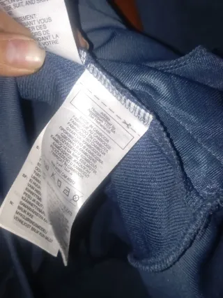 Sudadera Adidas Hombre Azul y Blanca