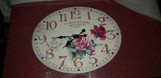Orologio da parete con rose