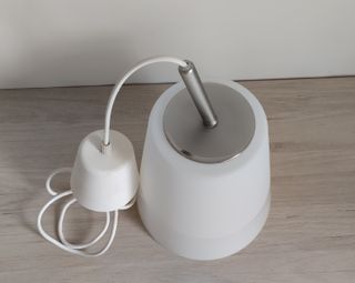 Lámpara Colgante Cristal Ikea Basisk Blanca