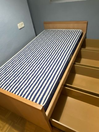 Cama nido 90x180 con colchón