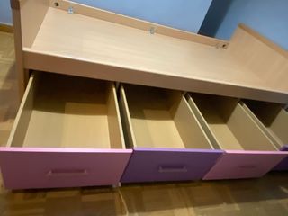 Cama nido 90x180 con colchón