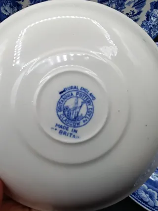 Set combinado platos loza inglesa