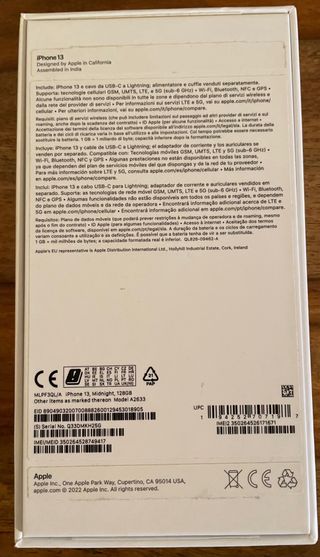 iPhone 13 Azul Marino (color midnight)