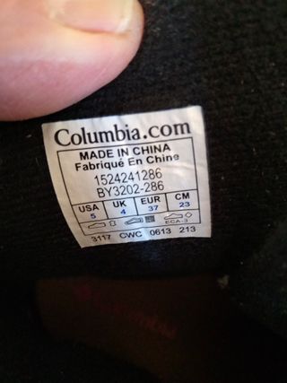 Botas Columbia Montaña/Nieve Marrón/Rojo