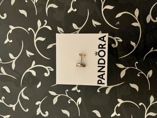 Pendientes Pandora Corazón Plata Rosa