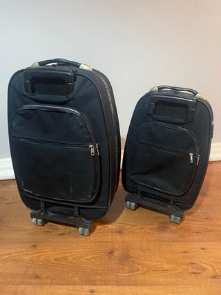 Juego de 2 maletas negras 2000 New Era
