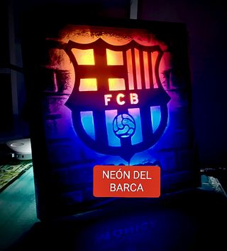 Lampada Neon Personalizzata FC Barcelona