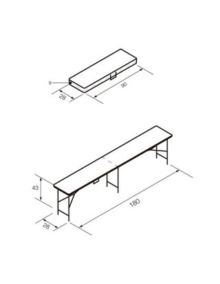 GARDIUN - Banco Plegable Portátil