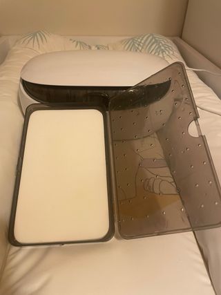 Calentador de toallitas para bebé.