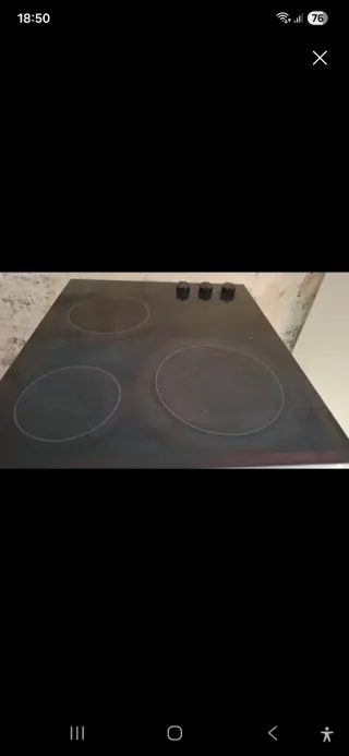 Vitrocerámica 3 fuegos