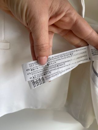 Blazer Zara Basic Blanca Talla M