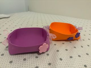 Cestitas goma eva colores