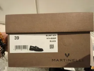 Mocasines Martinelli T39 Negro Cadena