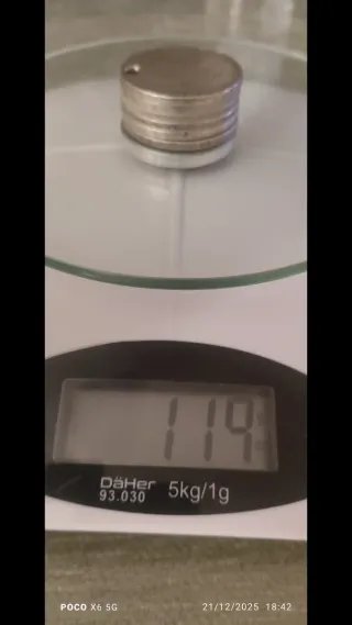 Lotto 6 monete da 100 pesetas in argento