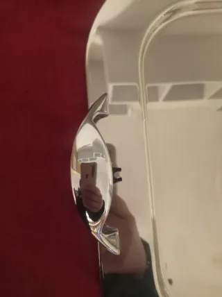 Vassoio rettangolare grande acciaio inox