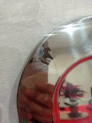 Vassoio rettangolare grande acciaio inox