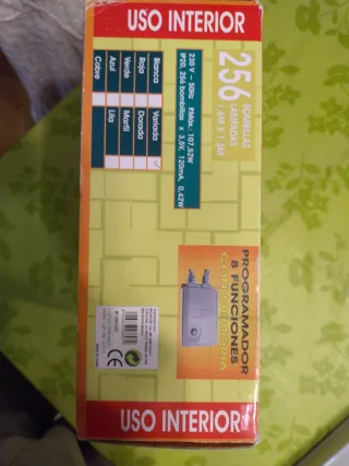 Cortina de luces micro bombillas de tres colores c