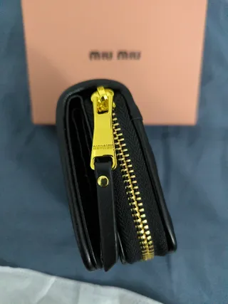 Monedero Miu Miu Negro