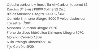 Bicicleta Carretera Cervélo S3Disc Negra Roja 2019