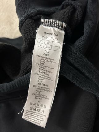 Pantalone tuta Emporio Armani nero uomo