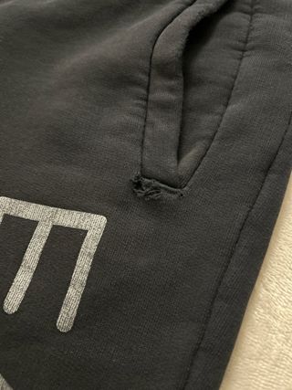 Pantalone tuta Emporio Armani nero uomo