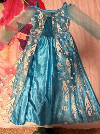 Vestido Elsa Frozen Talla 7/8