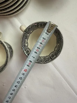 Juego de café La Cartuja de Sevilla