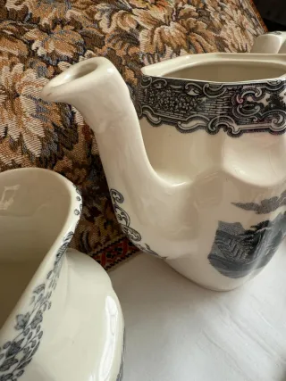 Juego de café La Cartuja de Sevilla