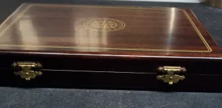 Astuccio in legno per monete/once/medaglie in argento