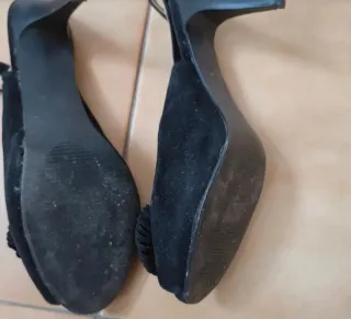 Zapatos de tacón negros talla 41