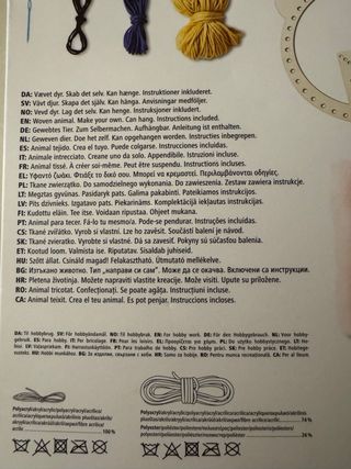 Kit Creativo Leone Tessuto Flying Tiger