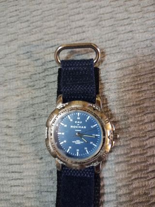 Orologio Eau de Rochas Uomo Anni '90 Blu