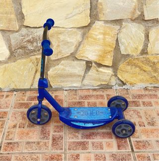 Monopatín infantil 3 ruedas azul