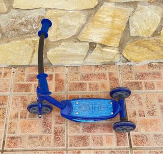 Monopatín infantil 3 ruedas azul