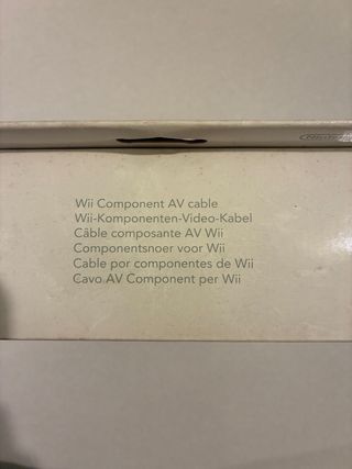 Cavo Componente Wii Nintendo Originale
