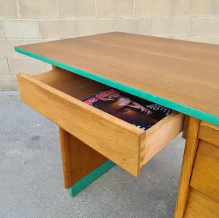 Escritorio francés E. TISSOT. Mid Century, 50s.