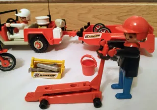Playmobil 3478 Jeep Rojo con Accesorios