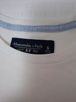 Camiseta Abercrombie & Fitch Blanca Talla S