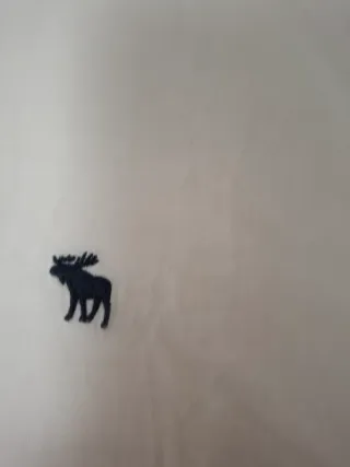 Camiseta Abercrombie & Fitch Blanca Talla S