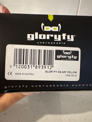 Gafas deportivas Gloryfy unbreakable G3 Air Yellow