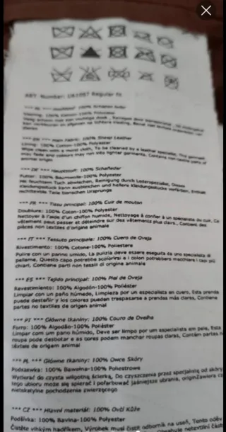 Chaqueta Piel Garcia Jeans Marrón