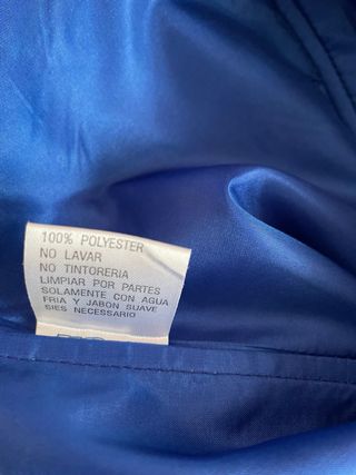 Vestido fiesta azul eléctrico