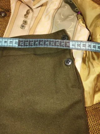 Traje de fallero niño marrón y verde