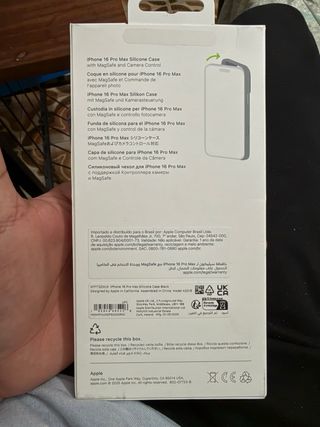 Funda iPhone 16 Pro Max Silicona Apple